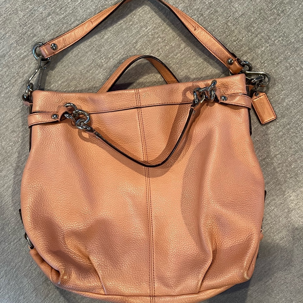 Coach Pink Hobo Bag